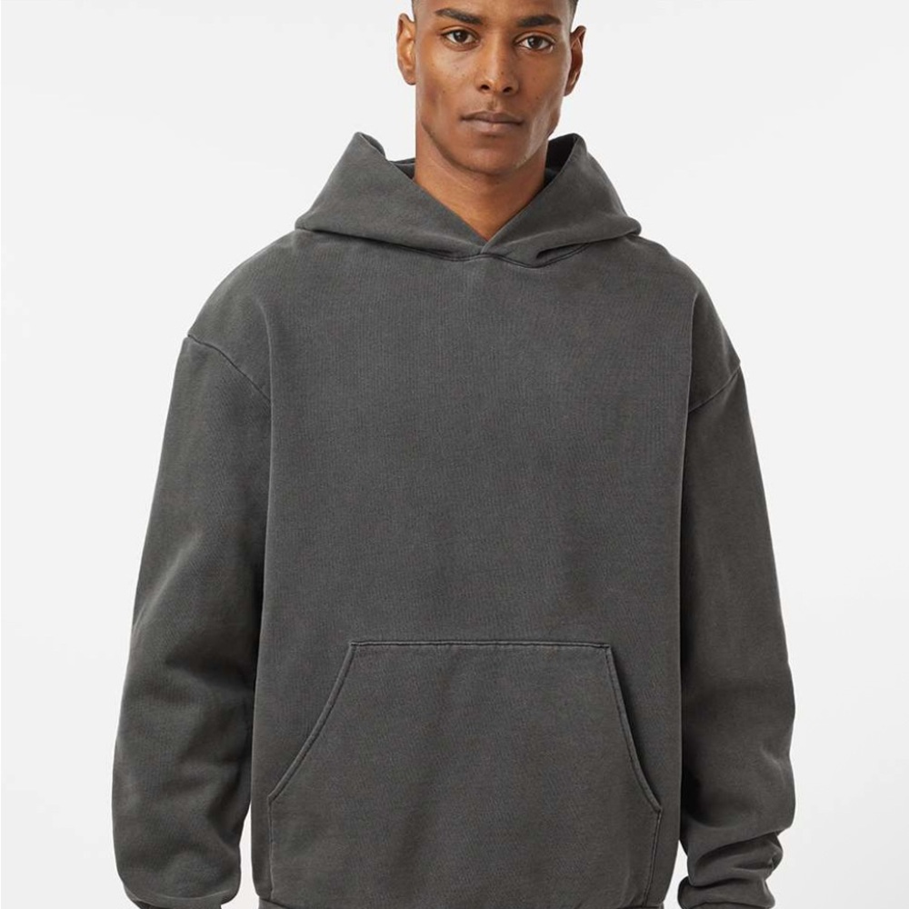 HEAVYWEIGHT VINTAGE CHARCOAL HOODIE